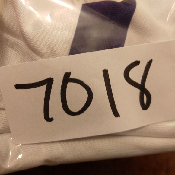 Under Armour shorts mens L Large white purple basketball gym drawstring athletic - Picture 7 of 7